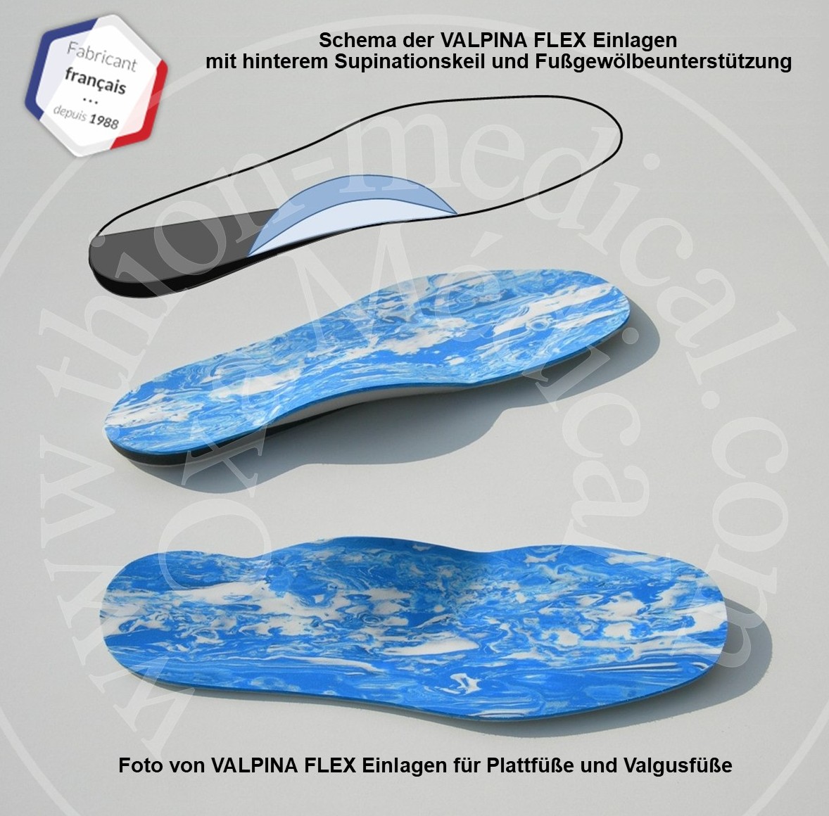 Foto der VALPINA FLEX Einlagen